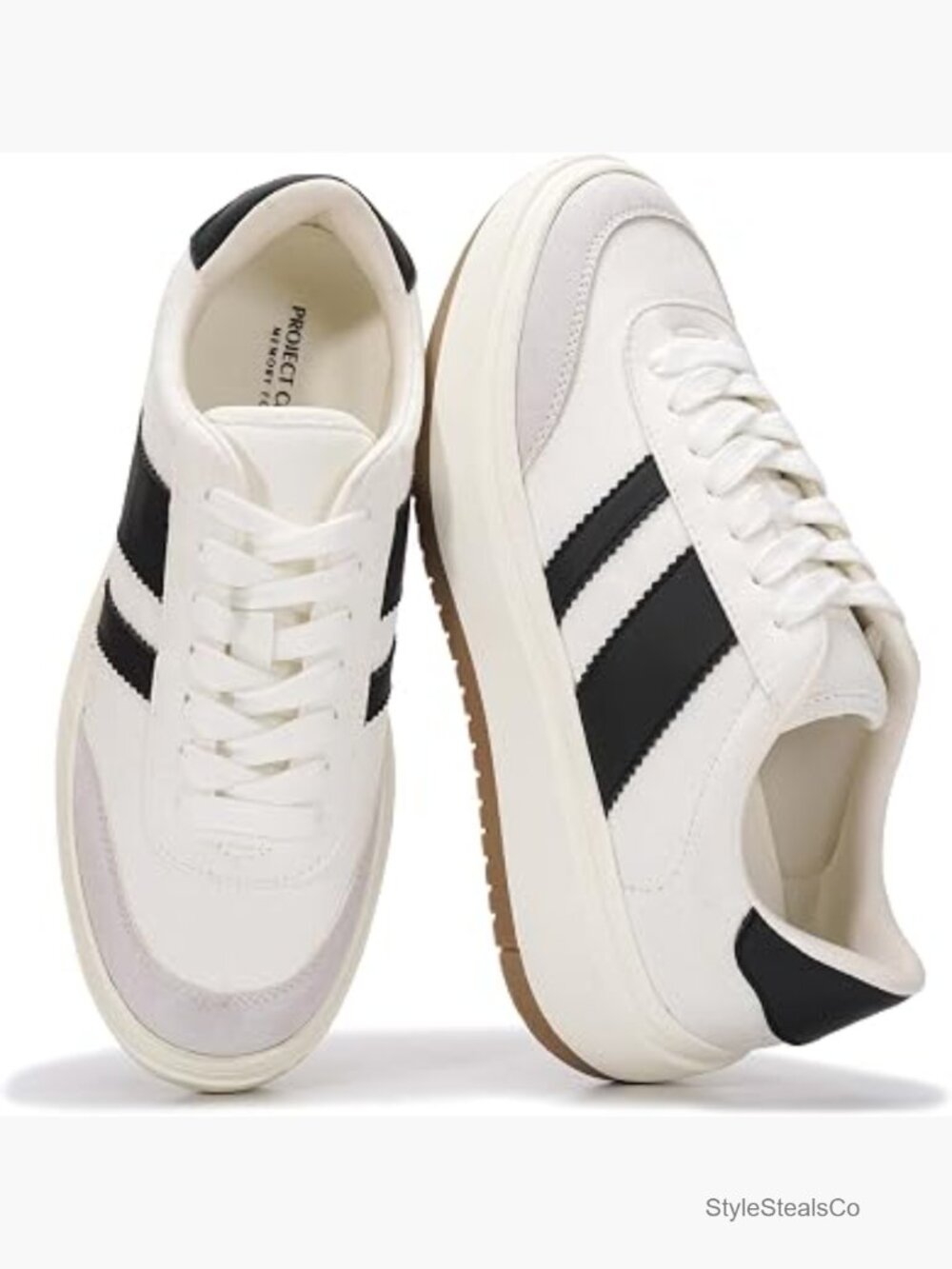 Platform Sneakers Women Memory Foam Non-Slip Lightweight Fashion Sneakers - Picture 1 of 7